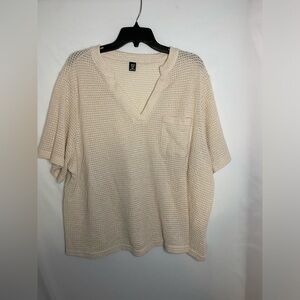 Women - short set - shein - 4x - cream